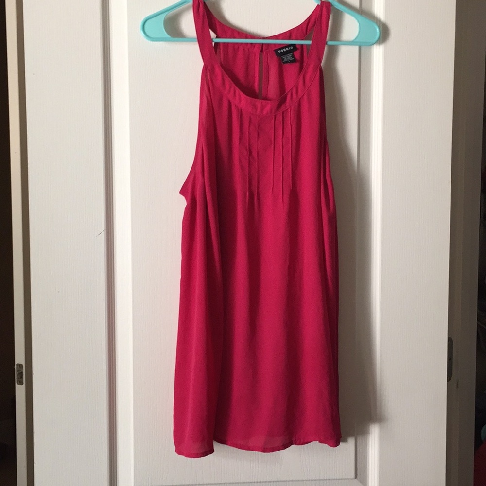 Hot pink torrid size 2 blouse